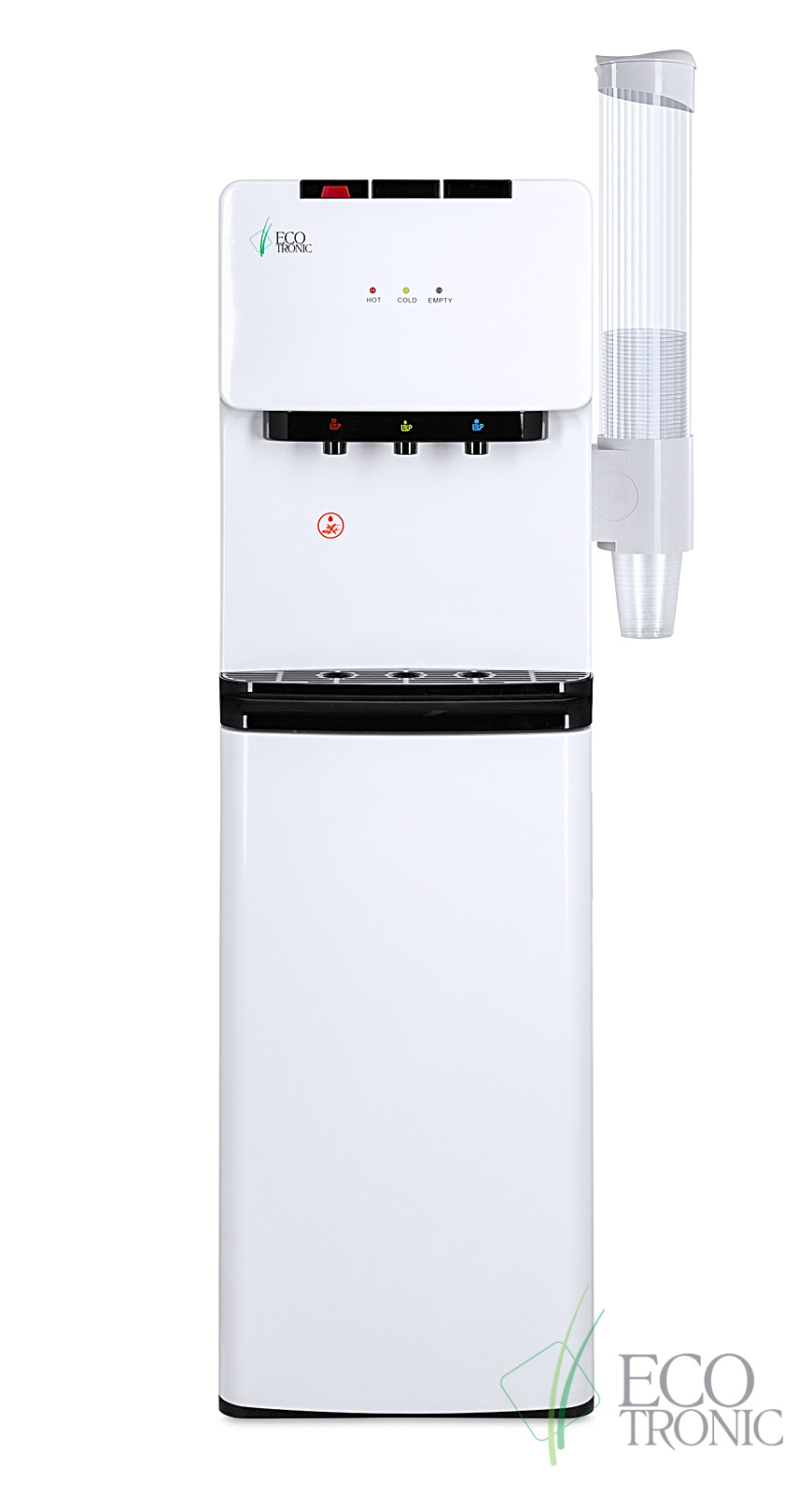 Кулер с нижней загрузкой Ecotronic K41-LXE white+black 